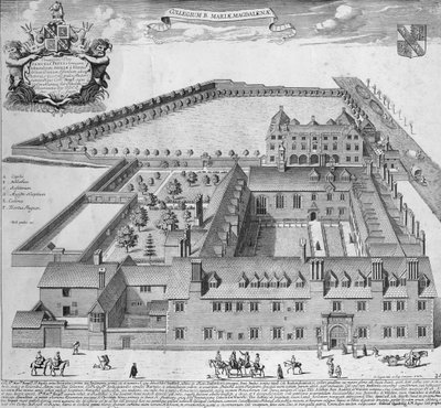 Magdalene College, Cambridge von David Loggan